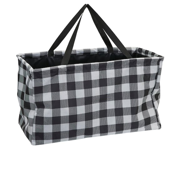 Krush Canvas Utility Tote with Handles (Black)